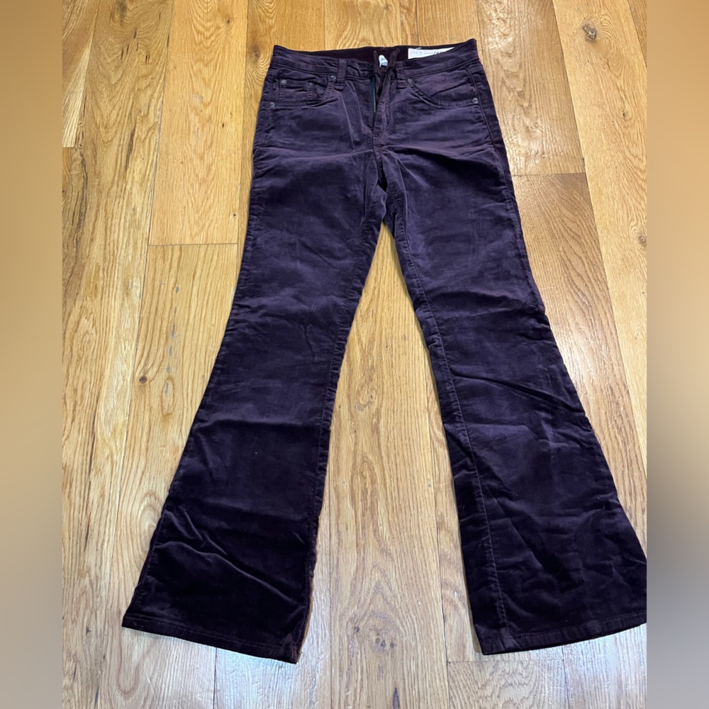 Rag And Bone Cropped Flared Corduroy Size 24 - image 1
